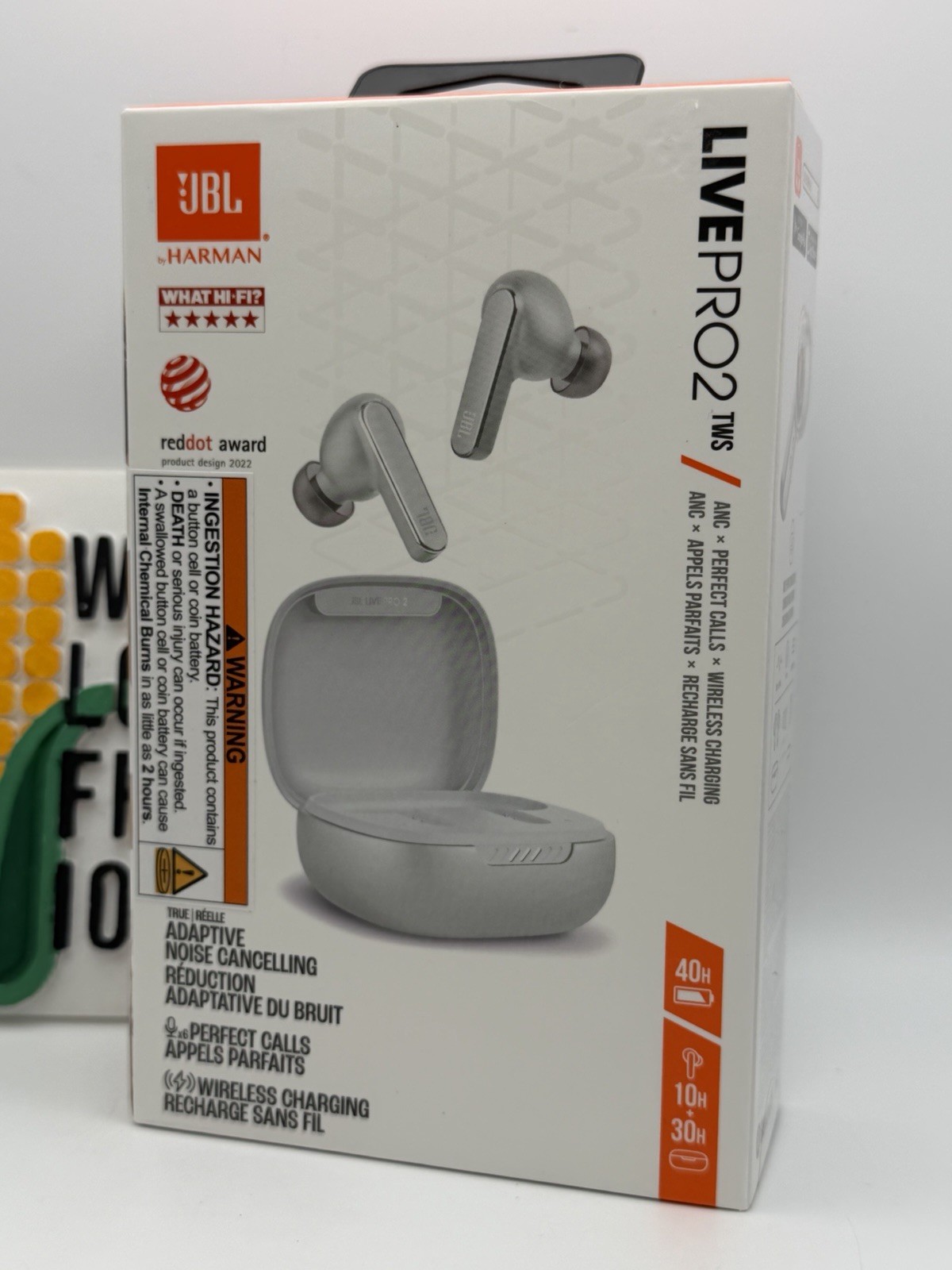 JBL Live Pro 2 TWS Wireless Bluetooth Noise Cancelling Earbuds SIlver