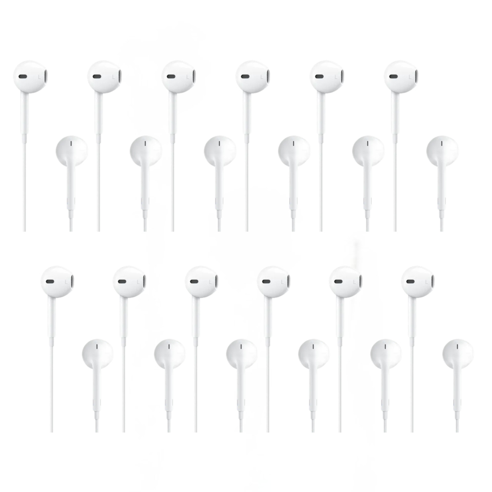 WaveSound Wired Earbuds with 3.5mm AUX Jack | No Mic & No Remote – 12 Pack