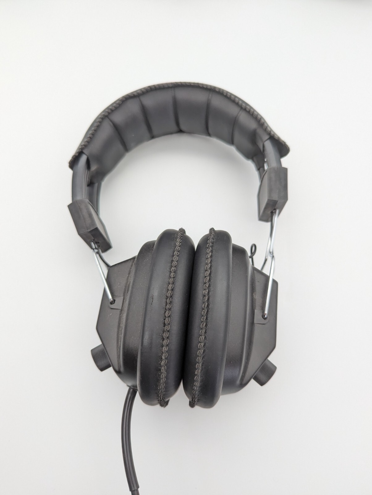 Lot of 5 CA Over Ear Wired Headphones w/Mono Stereo Option & Dual Vol Ctrl-Read!