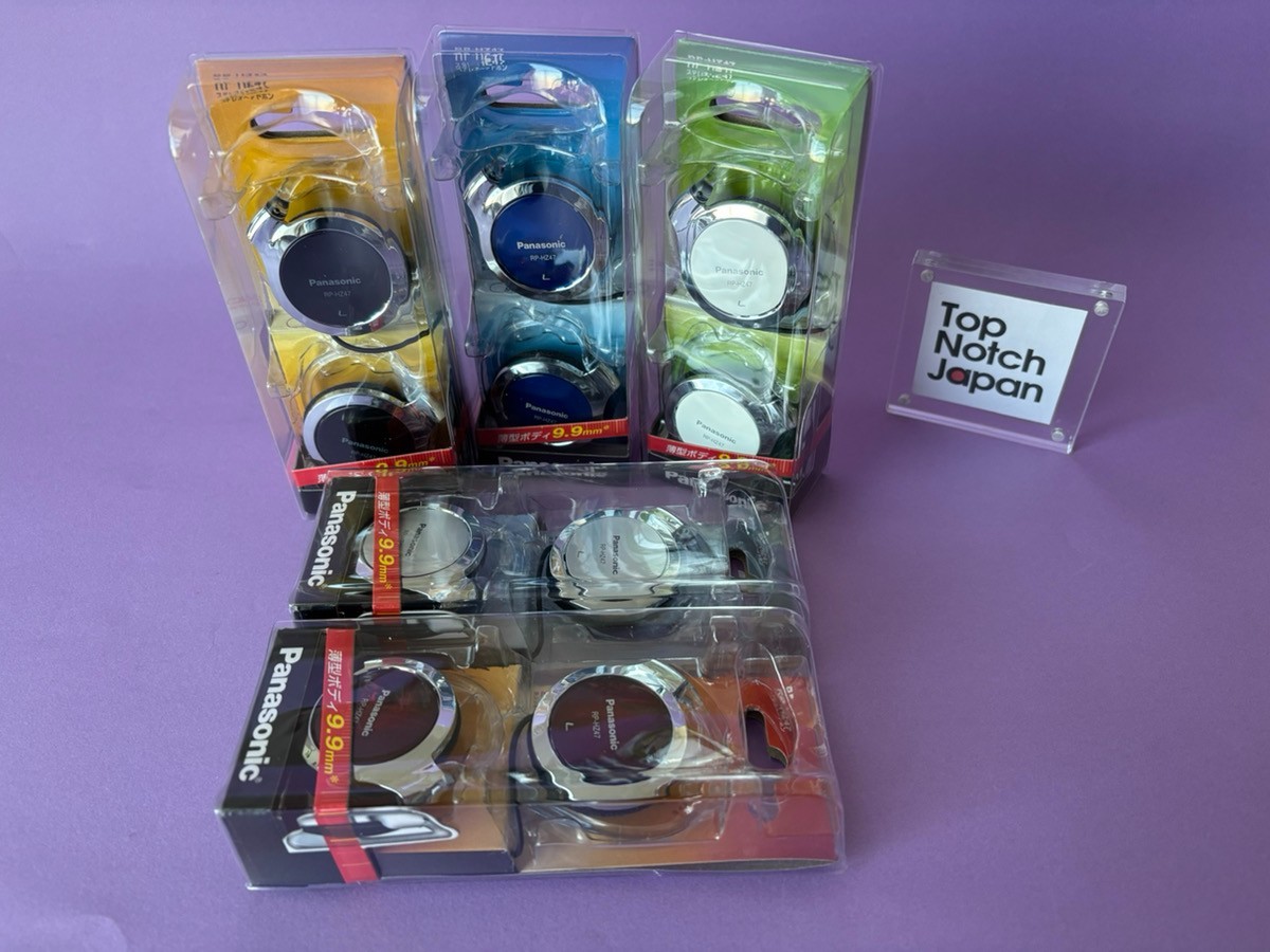 Panasonic Clip Earphone Headphone RP-HZ47 w/ 5 Colors Japan NEW