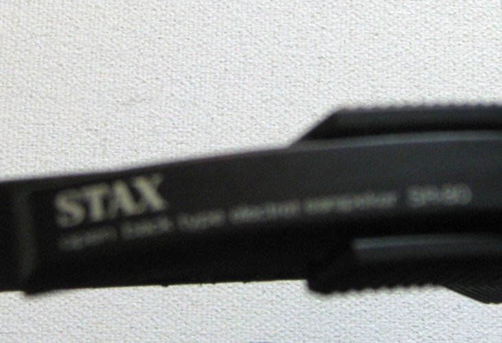 STAX ADAPTOR for ELECTRET EARSPEAKER SRD-4 W/ SR80 HEADPHONES.. UNTESTED
