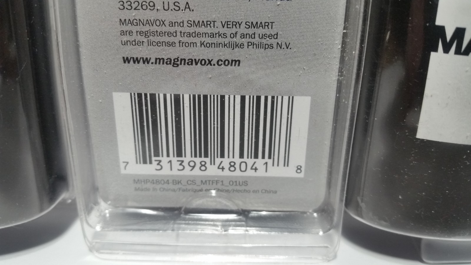 Magnavox Earphones Clear Sound Black 5 Pack
