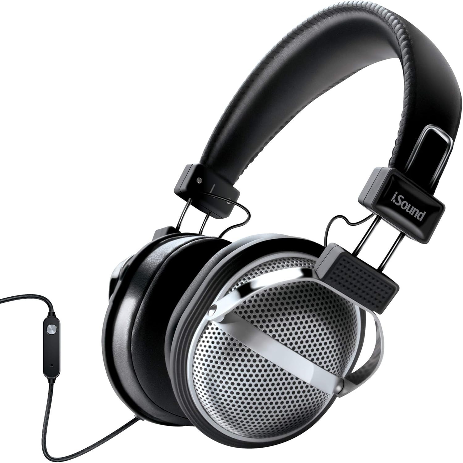 New iSound HM-270 Headphones inline Mc & Volume Black DGHP-5526