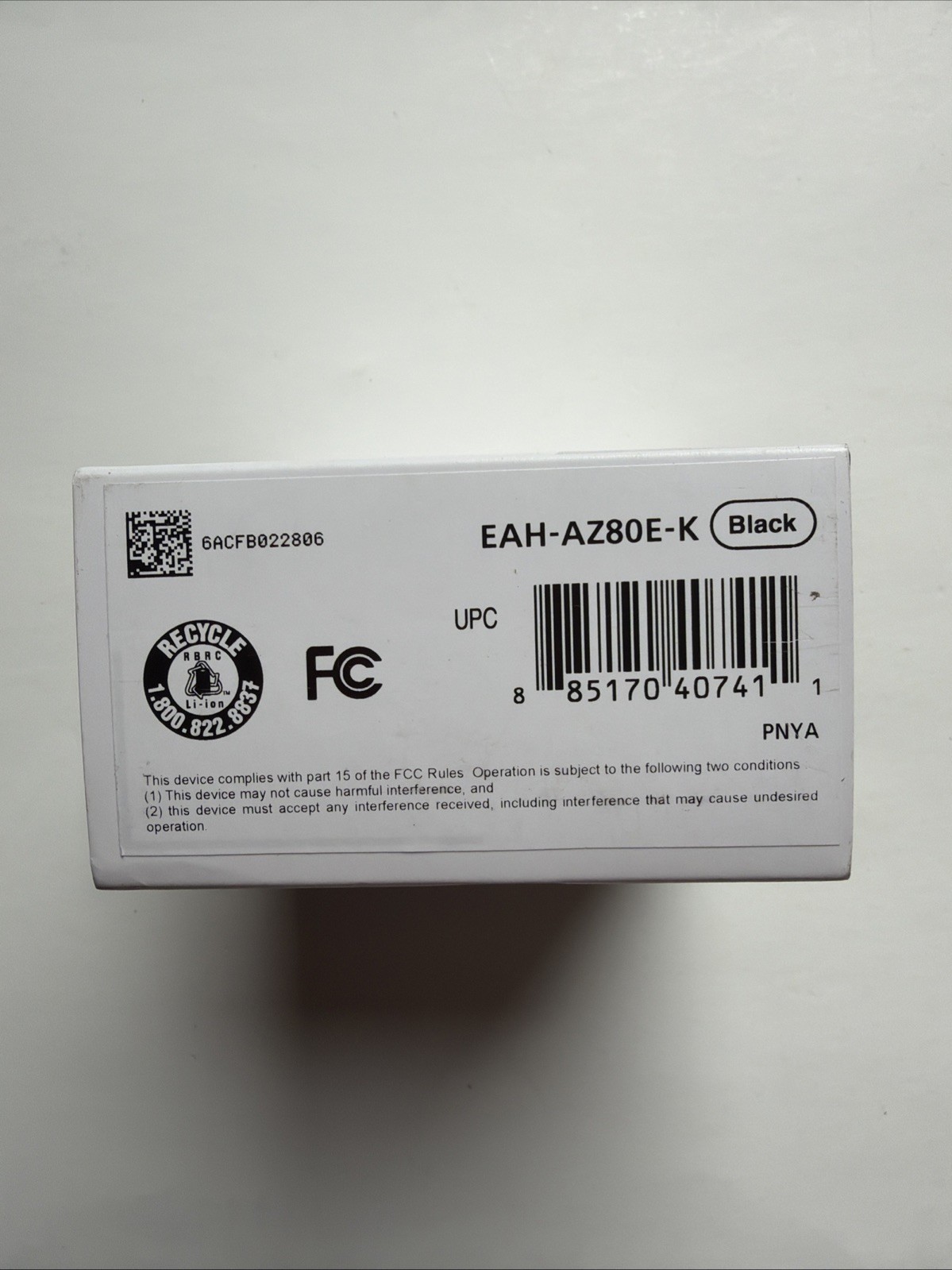 Technics AZ80 Noise-Canceling True Wireless In-Ear Headphones Black NEW SEALED