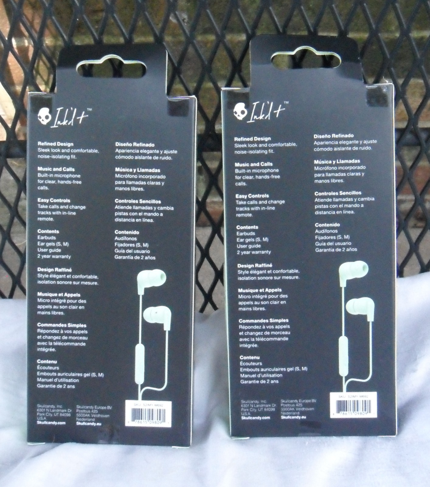 Skullcandy The Original Essential Ink’d+ Earbuds with Microphone NIP Lot 2