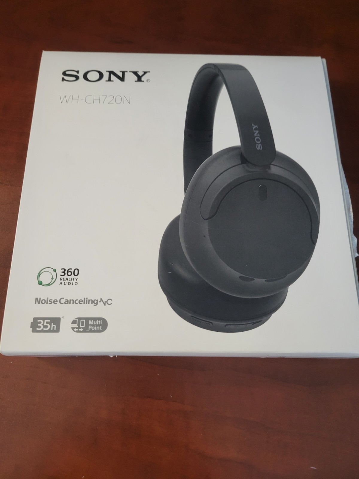 Sony WH-CH720N Wireless Noise Cancelling Headphones – Black – Open Box