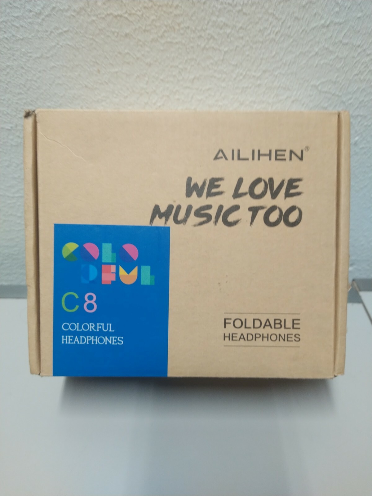 AILIHEN C8 Headphones with Microphone and Volume Control Folding Lightweight for