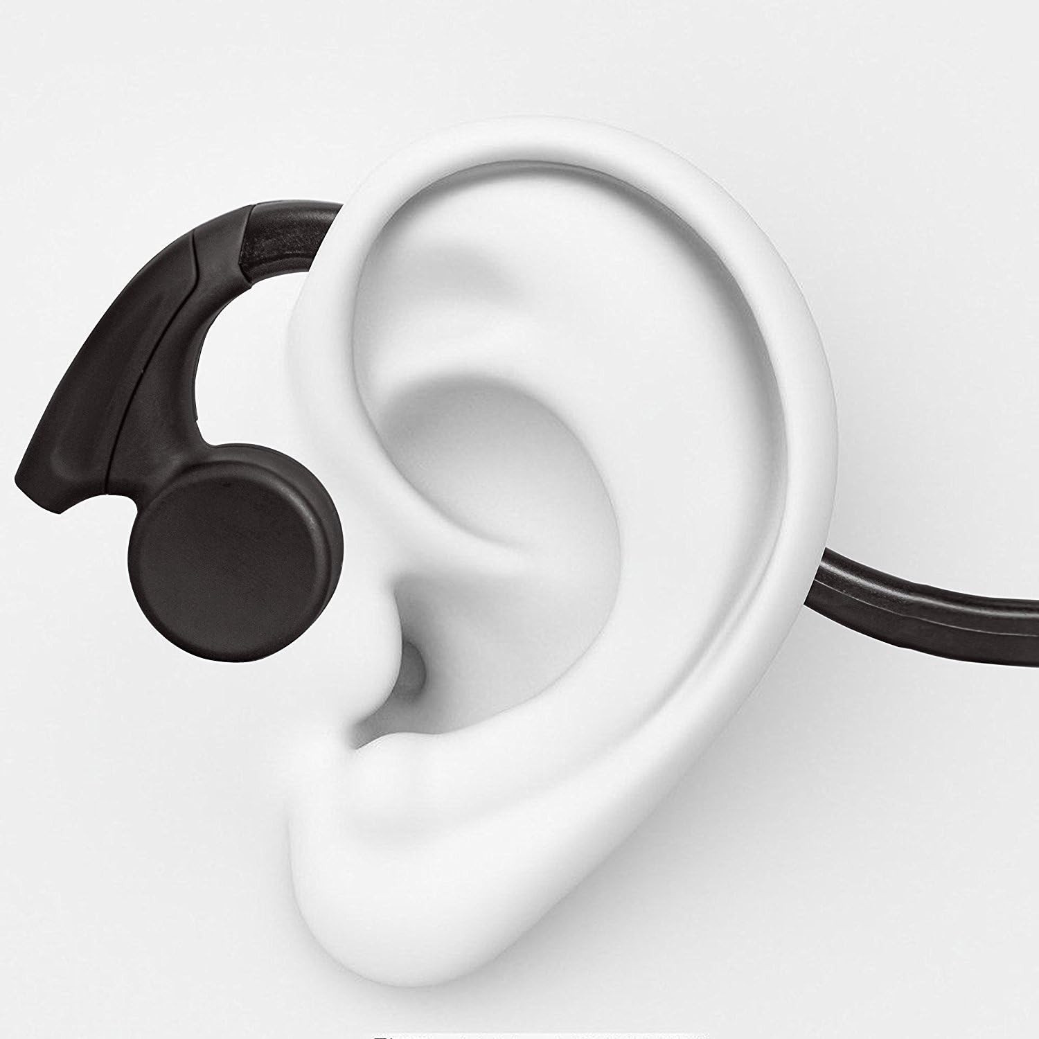 Bone Conduction Wired Headphones with Noise Cancelling Mic 3.5Mm Connector Sweat