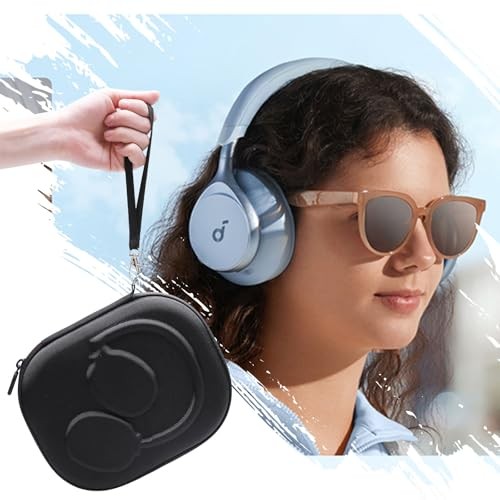 Hard Case Compatible with JBL Live or Tune Black Outside+Gray Inside