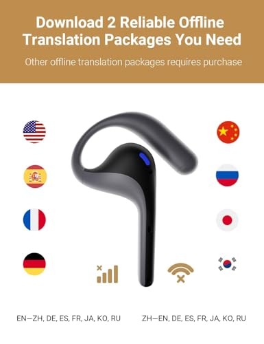 Timekettle W4 Pro AI Translator Earbuds – Real-Time Translation, 40 Languages