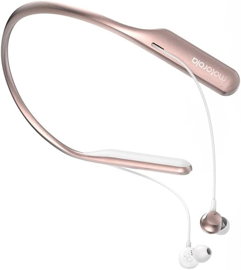 Motorola Ververap 200 Wireless In-Ear Headphones, Compatible with Alexa – Rose G