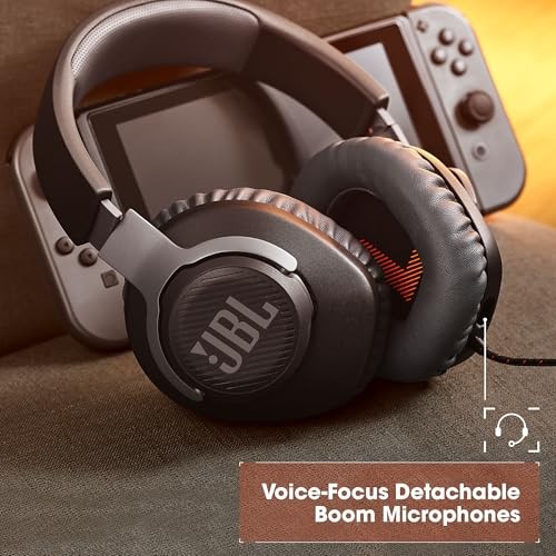 Quantum 100 – Wired Over-Ear Gaming Headphones – Large One Size Black