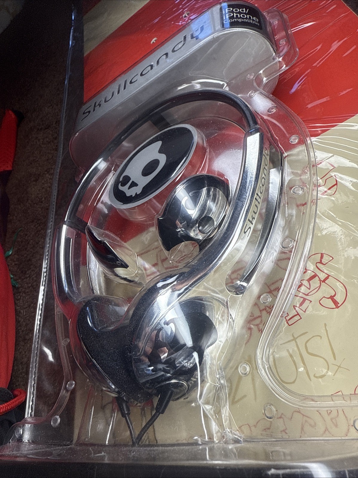 Chrome OG skullcandy Icon Recruit 30mm Driver Original Quality Careful LOUD Rare