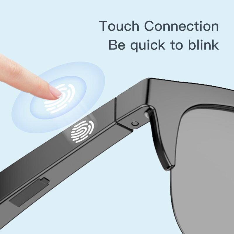 Waterproof Wireless Android Glasses With Bluetooth Headphones Sport Scooter Men