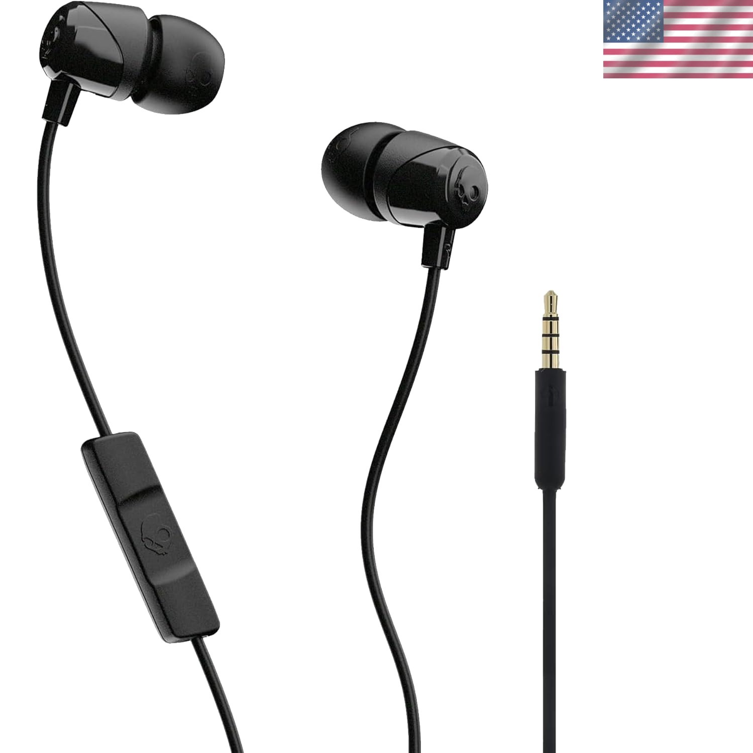 Dynamic Sound & Comfort: Jib Wired Earbuds with Noise Isolation & In-Line Mic