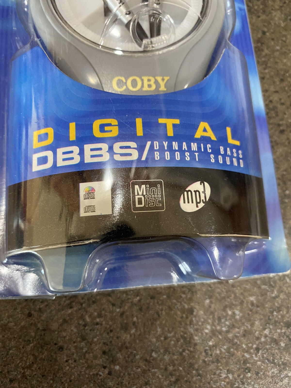 Coby Digital Stereo Earphone Sound Case Lightweight In-Ear Black Silver CVE20