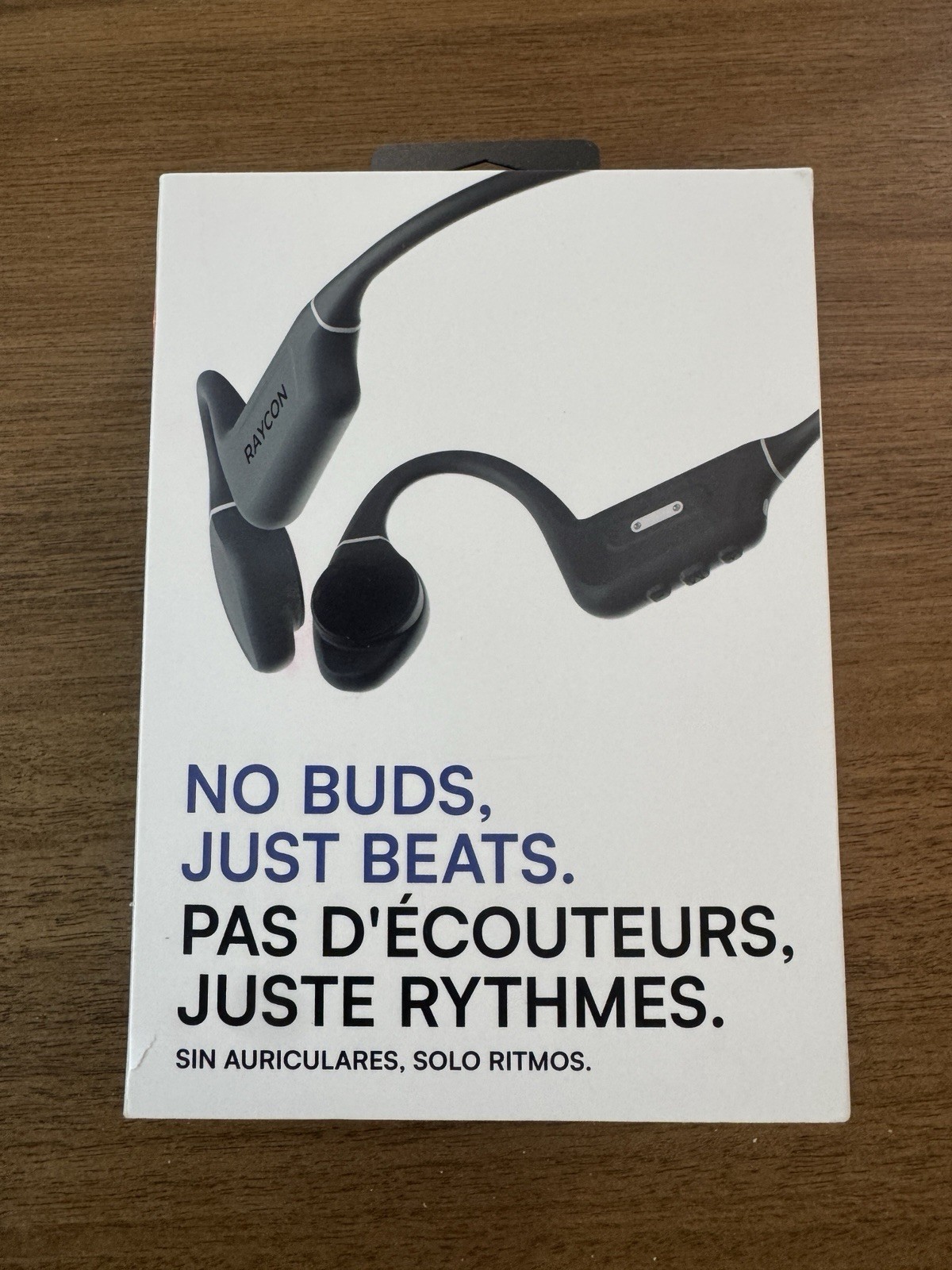 Raycon Bone Conduction Headphones (Gray) Model # RBB842 – NEW IN BOX!!!