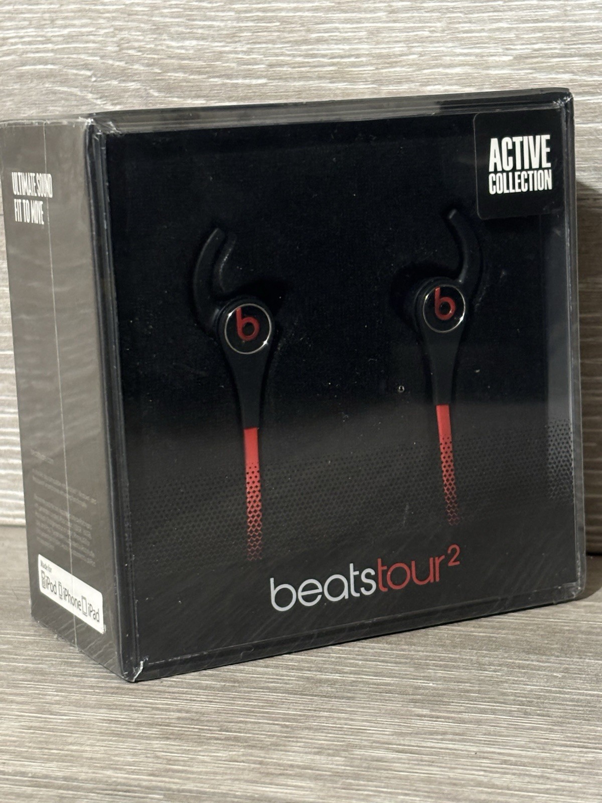 Beats by Dr. Dre Tour 2.5 A1677 Siren Red Active In-Ear Headphones Red/Black