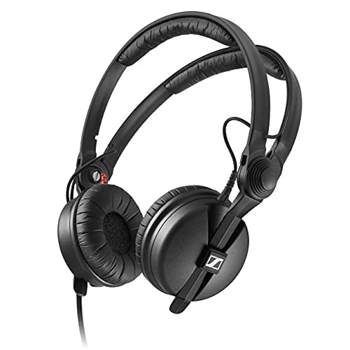 Sennheiser HD 25 Professional Closed-Back Monitor Headphones Black