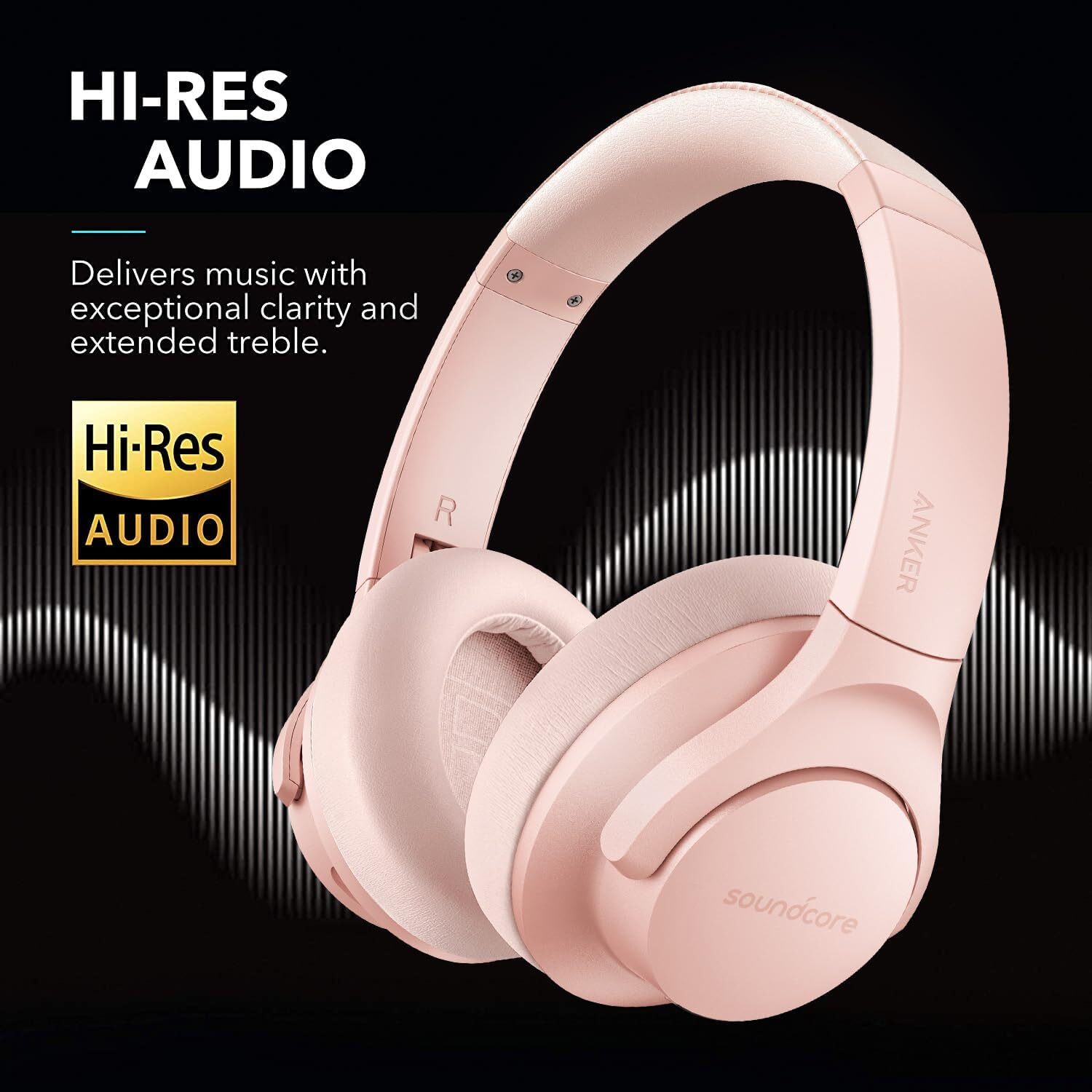 Soundcore Life Q20 Wireless Headphones Hybrid Active Noise Cancelling Deep Bass