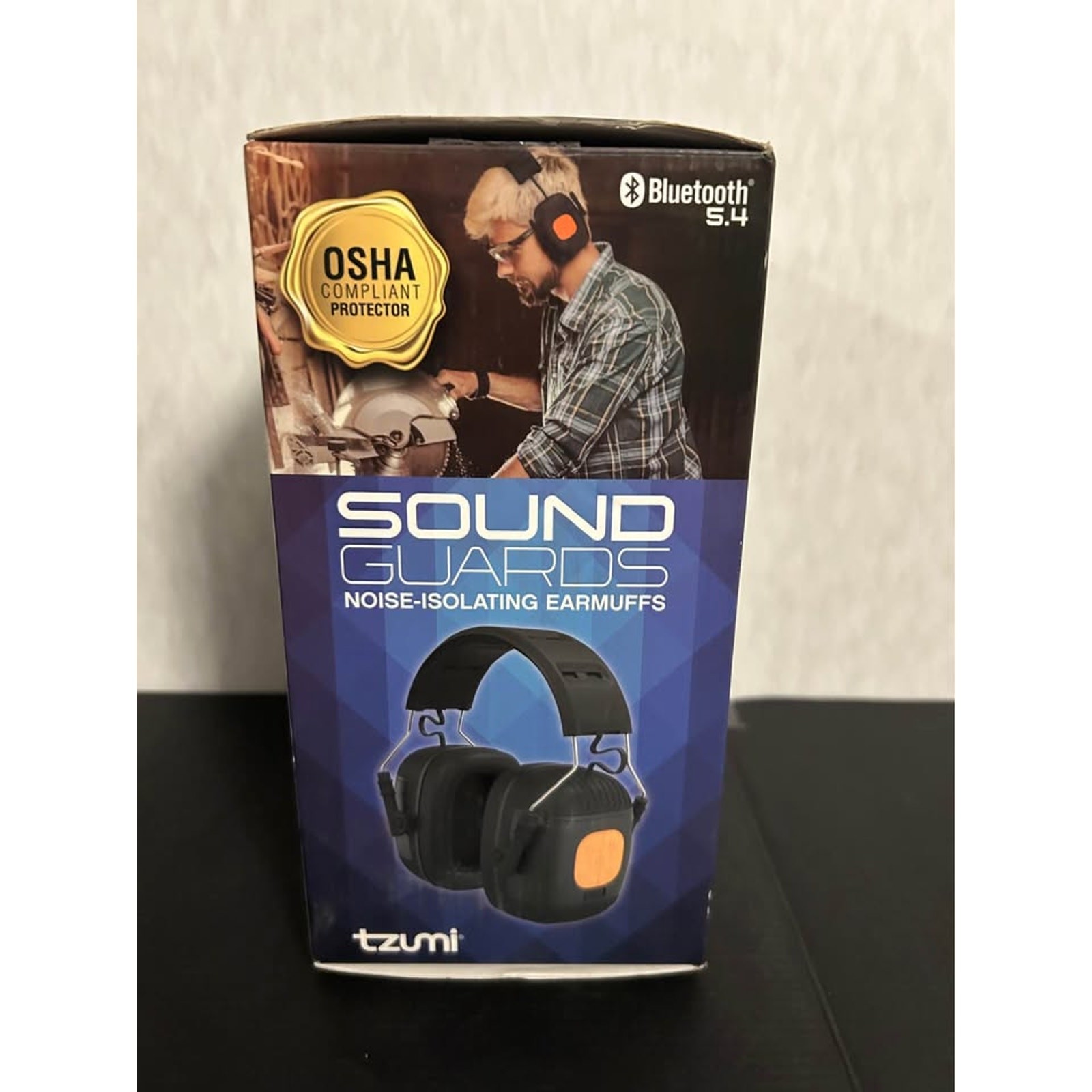 Tzumi SoundGuards Bluetooth Noise Isolating Earmuffs Hearing Protection NRR 23dB
