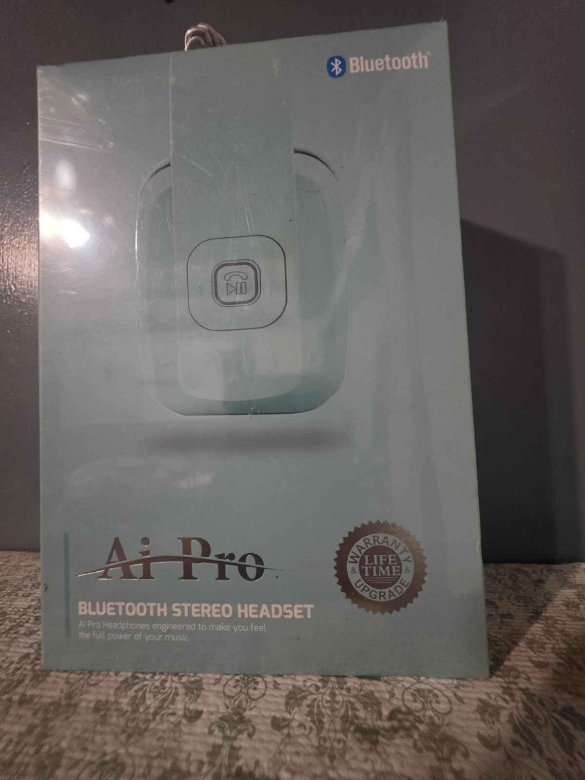 **REDUCED*AiPro-200 Plus Dual Bluetooth Stereo Headphones Mint Wireless Headset