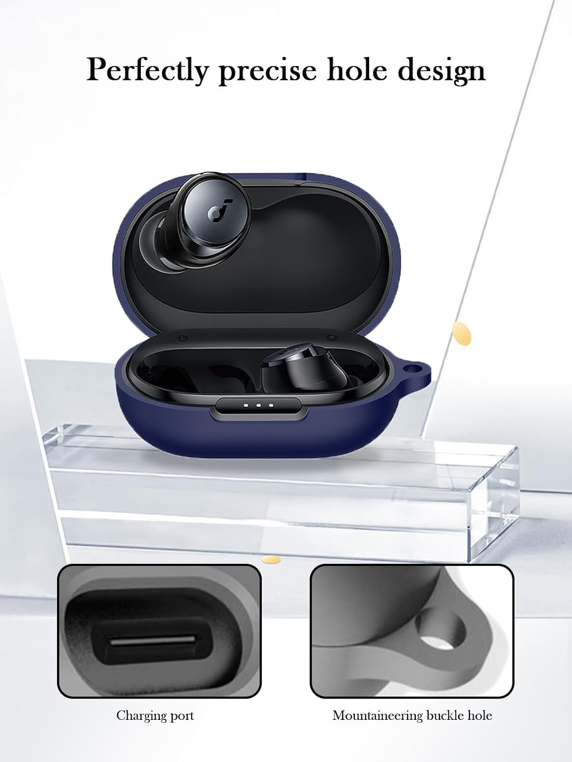 Case for Soundcore by Anker Space A40 Adaptive Active Noise Cancelling Wireless