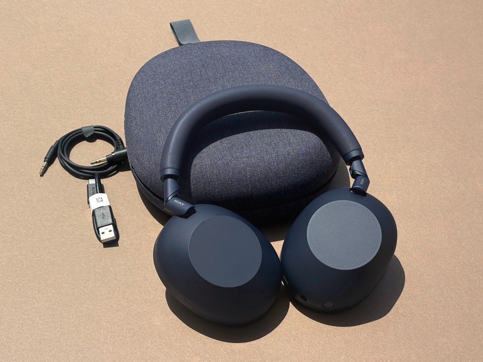 SONY WH-1000XM6 Wireless Noise Canceling Headphones with Hard Case – BLUE #E