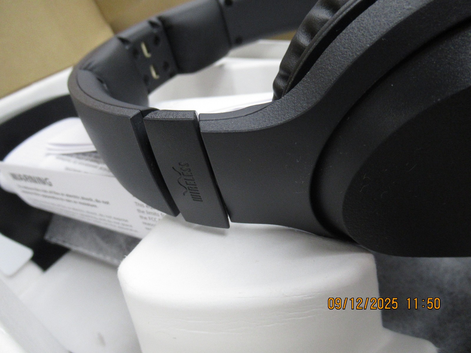 Lot of 5 Sony RF400 Wireless Home Theater Headphones – Black