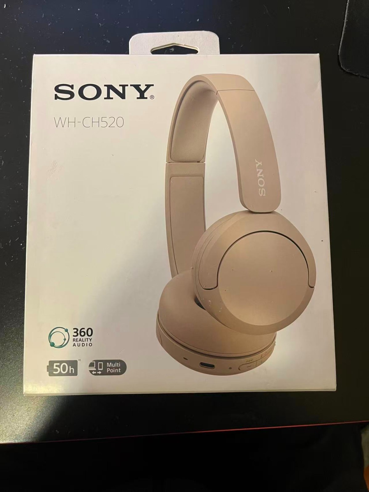 Sony WH-CH520 Over Ear Wireless Bluetooth Headphones WHCH520 – BEIGE