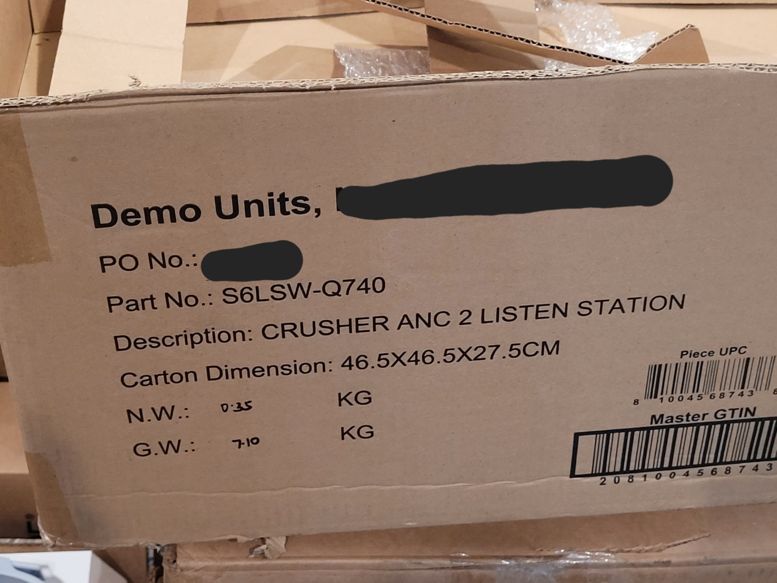 Skullcandy Crusher ANC 2 Headphones – DEMO UNIT Black