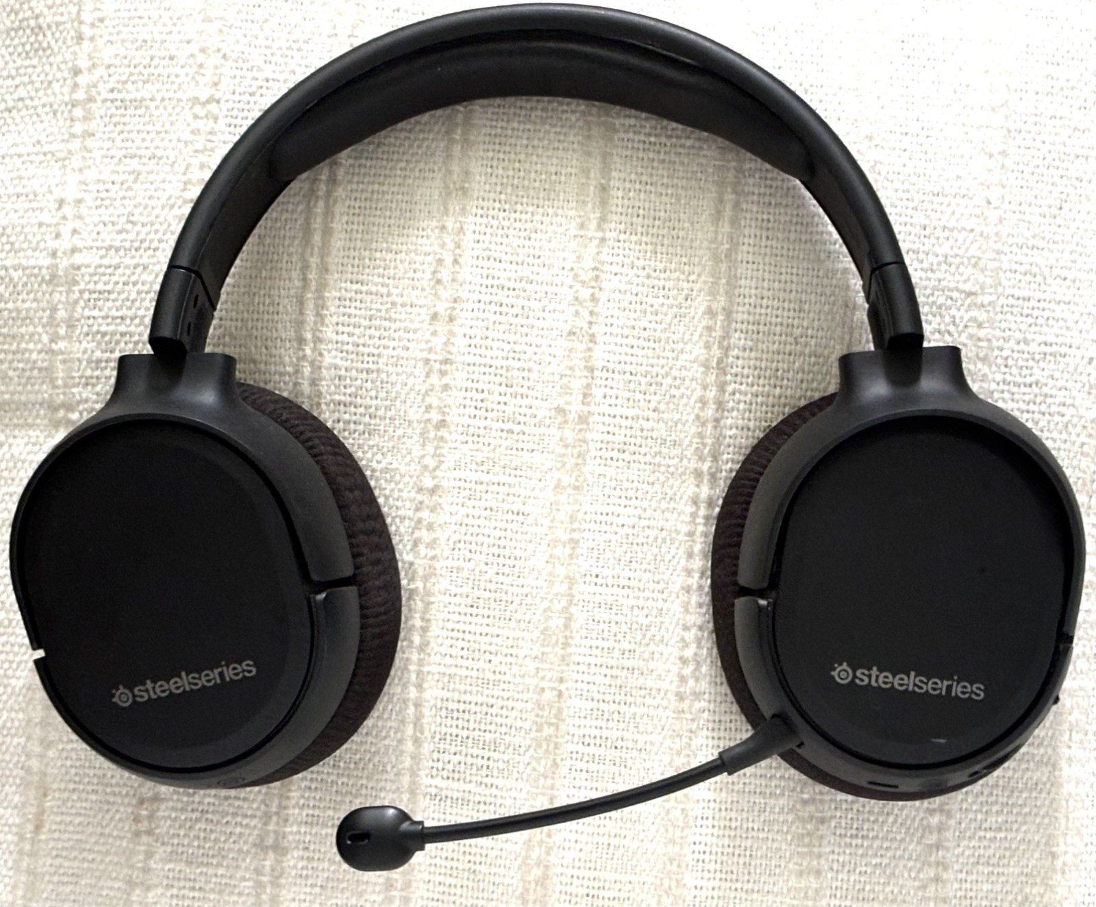STEELSERIES Wireless Black Gaming Headset w/Gaming Mic Video Game System TESTED