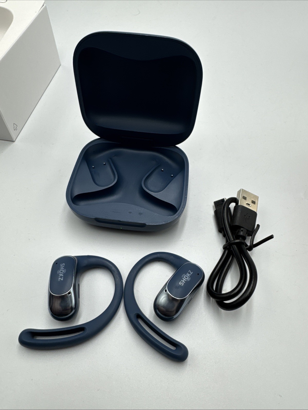 Shokz – OpenFit Air Open-Ear True Wireless Earbuds – Stone Blue Tested