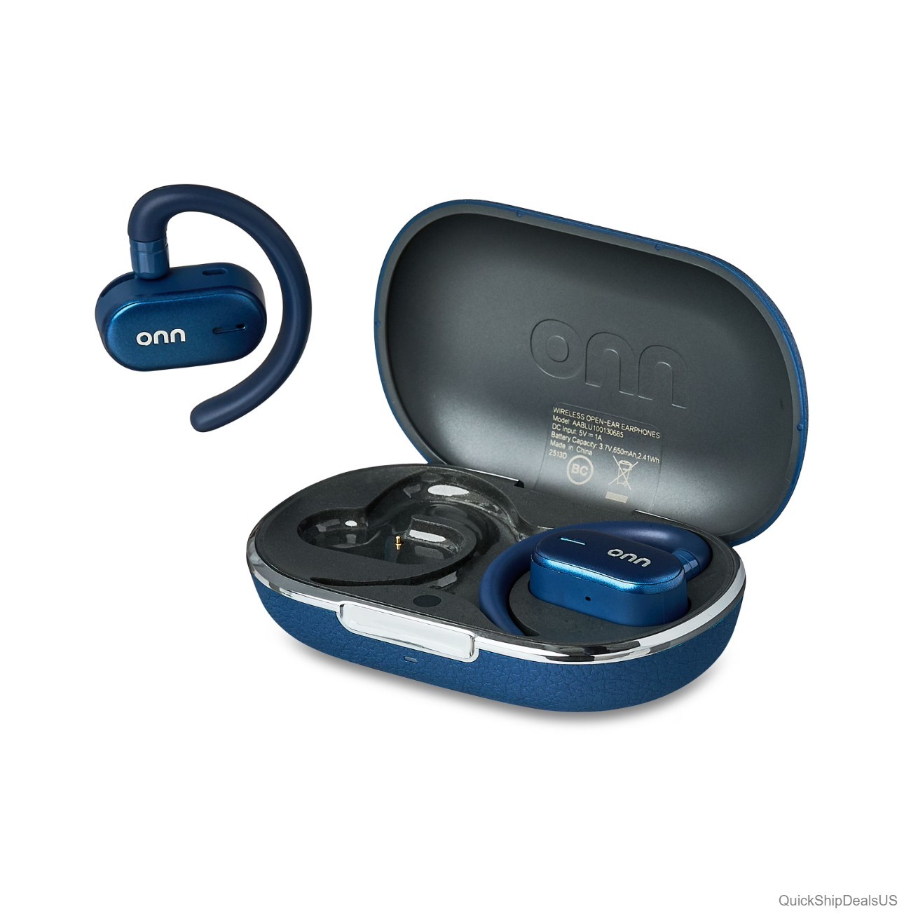 Open Ear Wireless Earphones Bluetooth 33 Feet Range IPX4 Water Resistant Touch