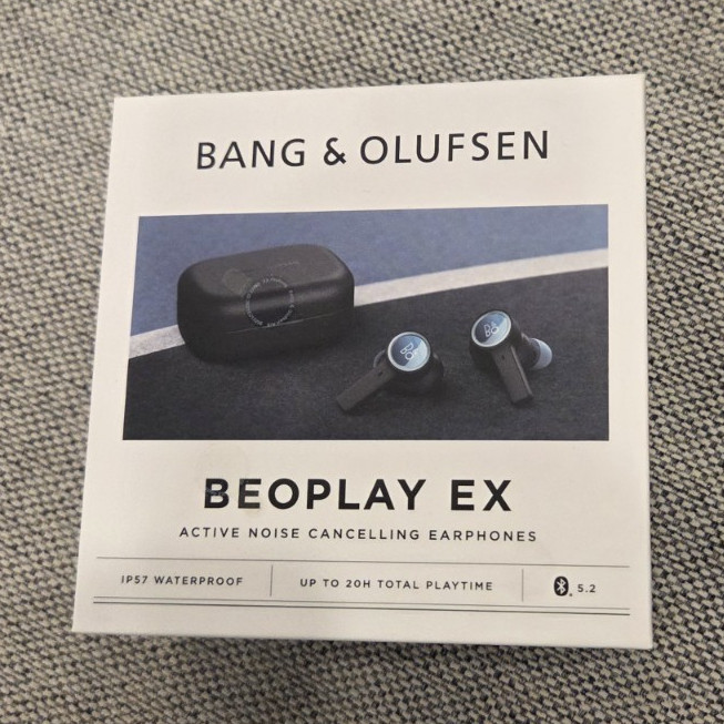 Bang & Olufsen Beoplay EX Bluetooth In-Ear Earbuds Black ANC Waterproof