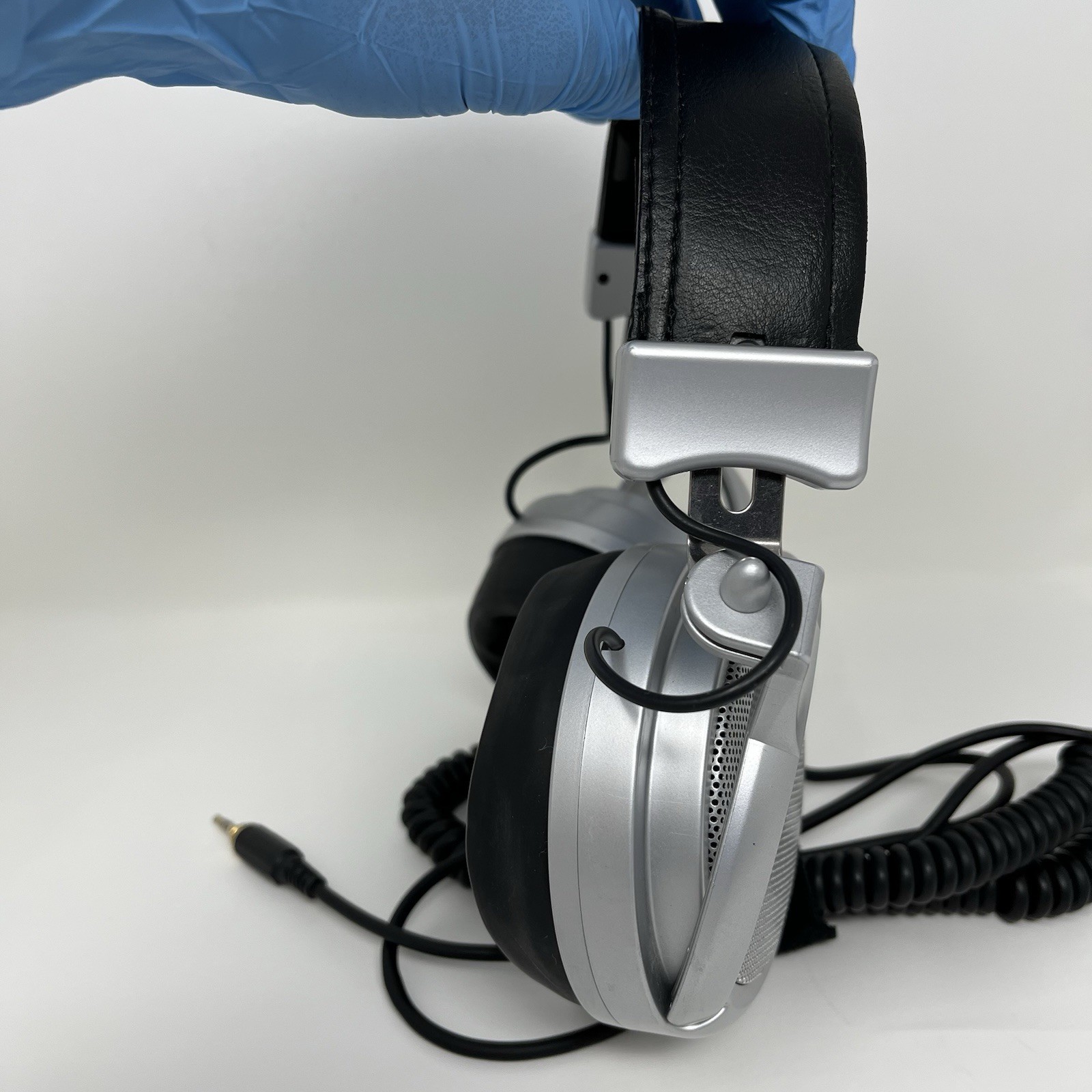 Koss Pro4AAAT Professional Studio Headphones Silver Wired Coiled Cable 3.5mm