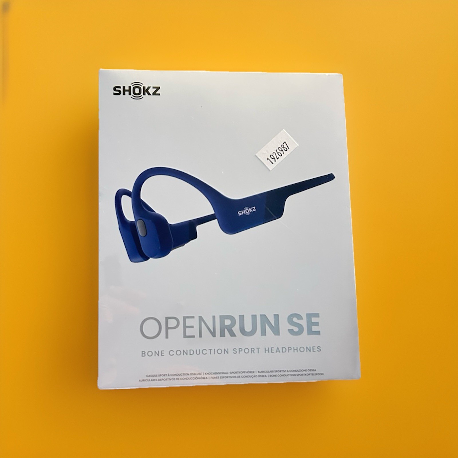 Shokz OpenRun SE Bone Conduction Sport Headphones Indigo Blue S803 New Sealed