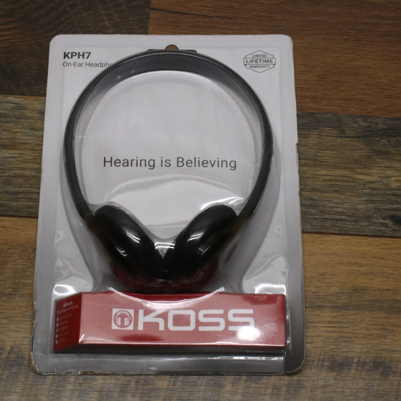 New Koss KPH7 OldSchool On-Ear Headphones with(3.5) Jack color black