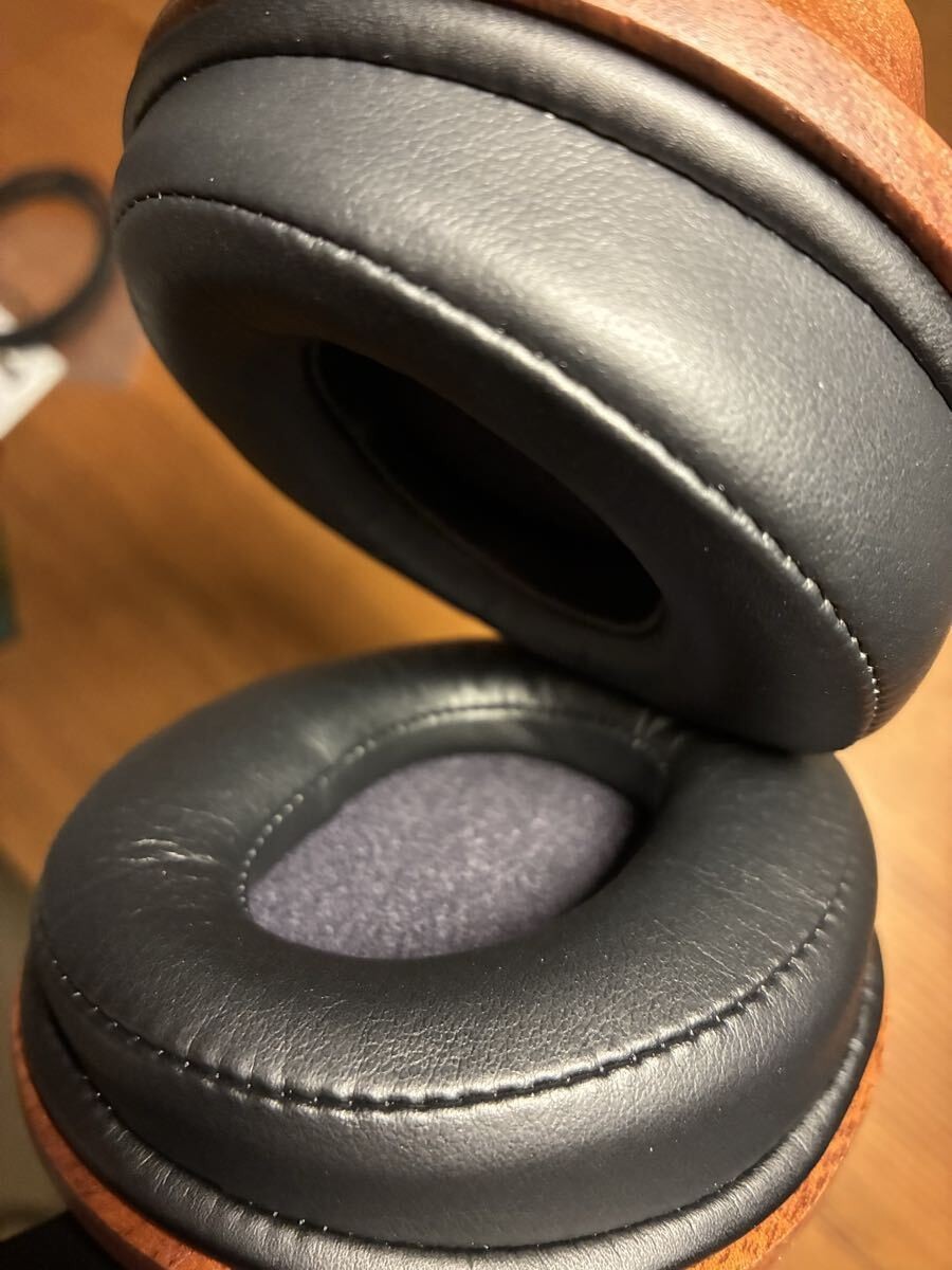 FOSTEX T60RP Planar Magnetic Headphones Wood Housing Black Tested Working