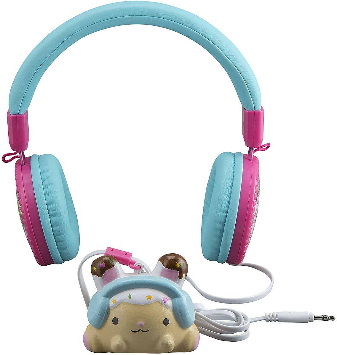 NEW eKids SS-M48B.EXv8 Smooshy Mushy BITSY BUNNY Fashion Over-the-Ear Headphones