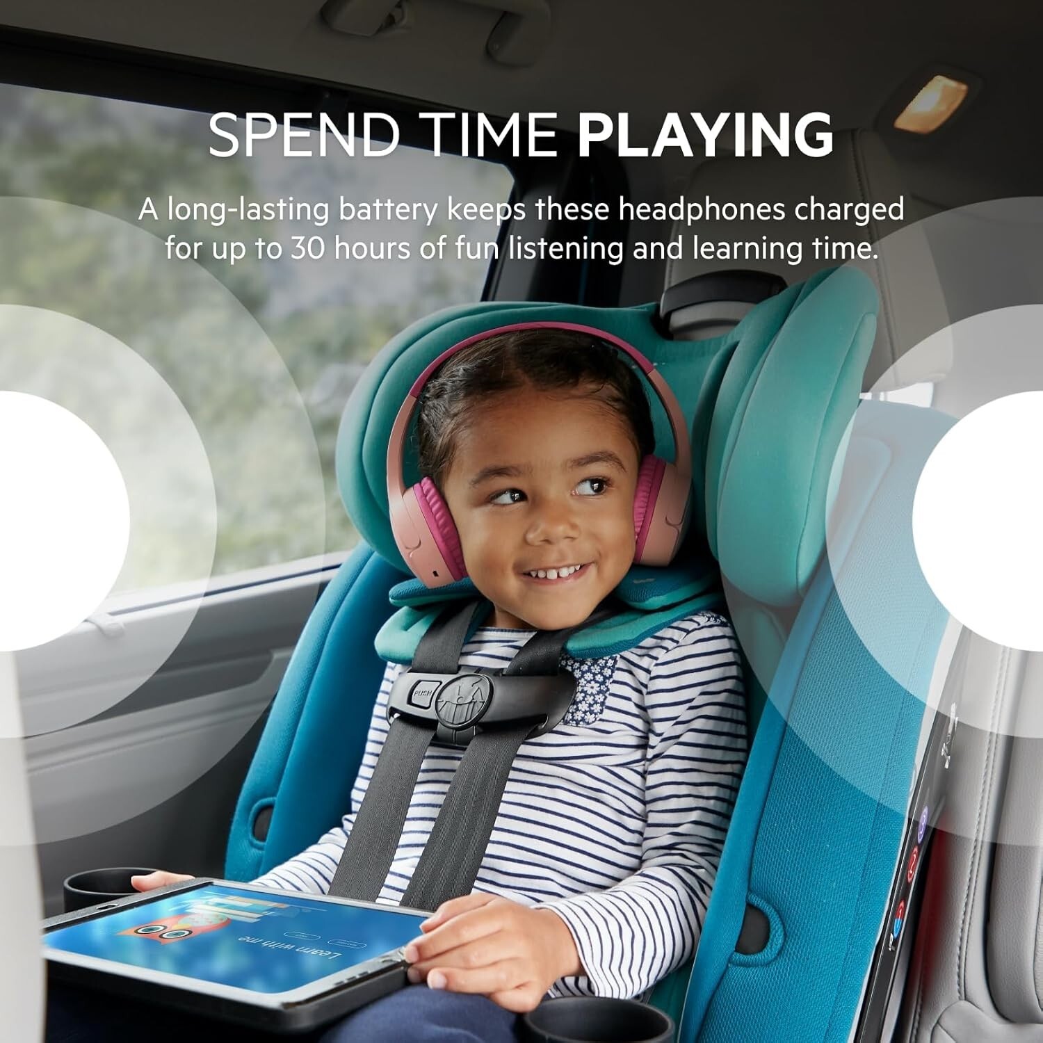 Belkin SoundForm Mini Wireless Bluetooth Headphones Kids