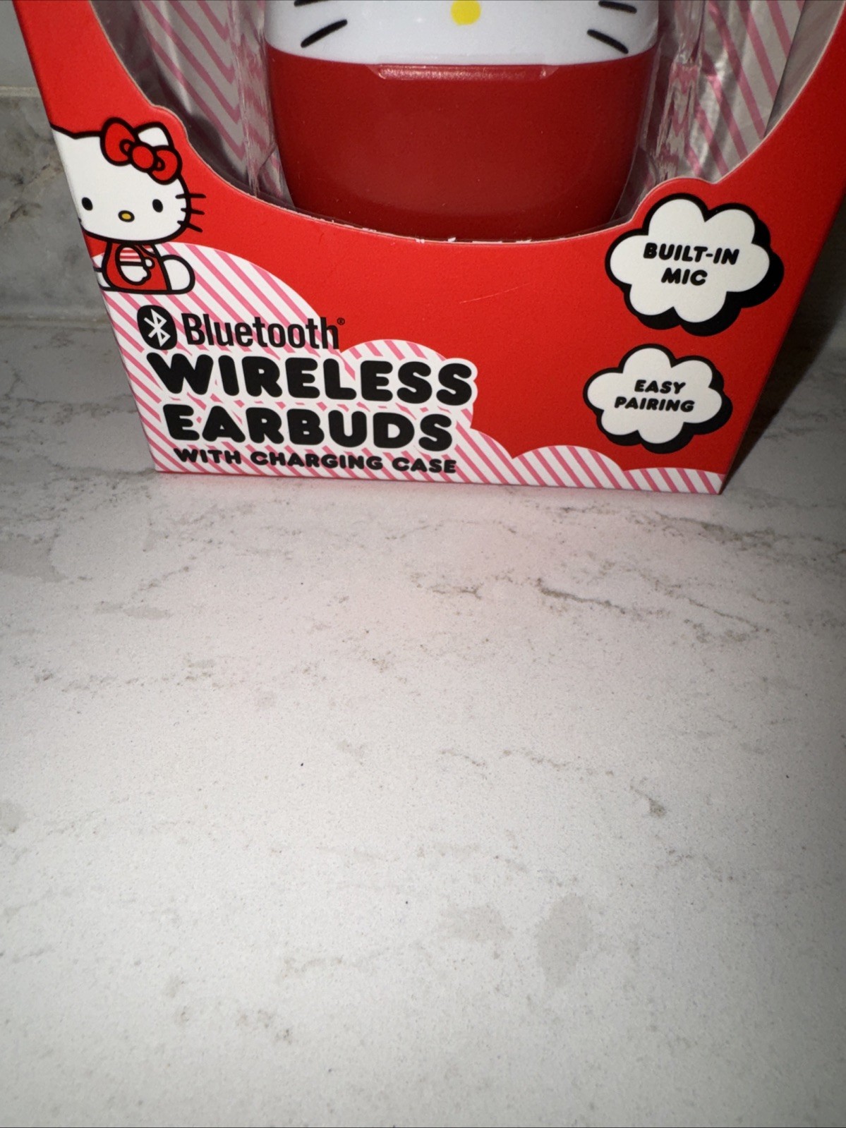 Hello Kitty Sanrio Bluetooth Wireless Earbuds W/Charging Case New In Box