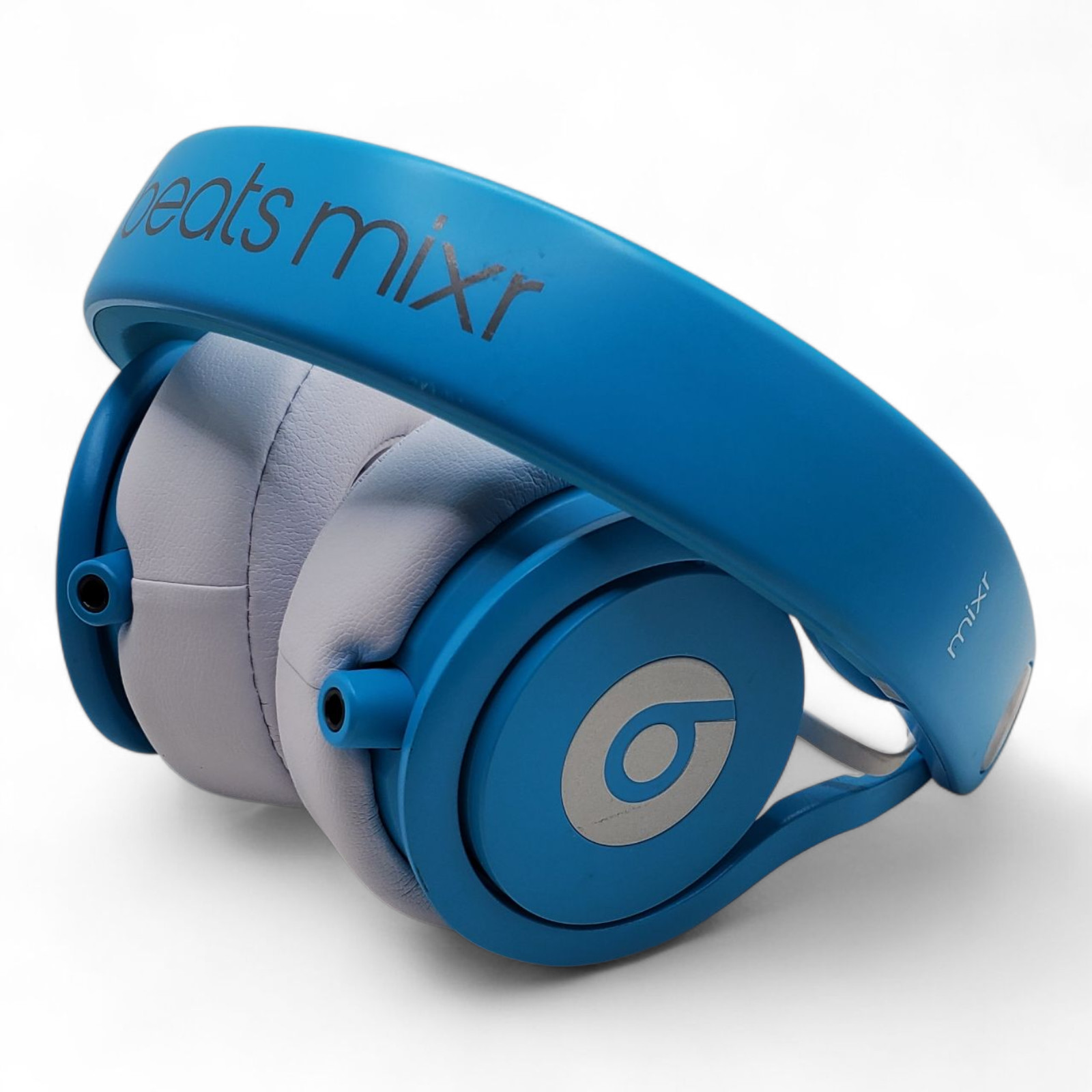 Beats Mixr Wired On-Ear Headphones Blue White – Tested & Excellent Condition