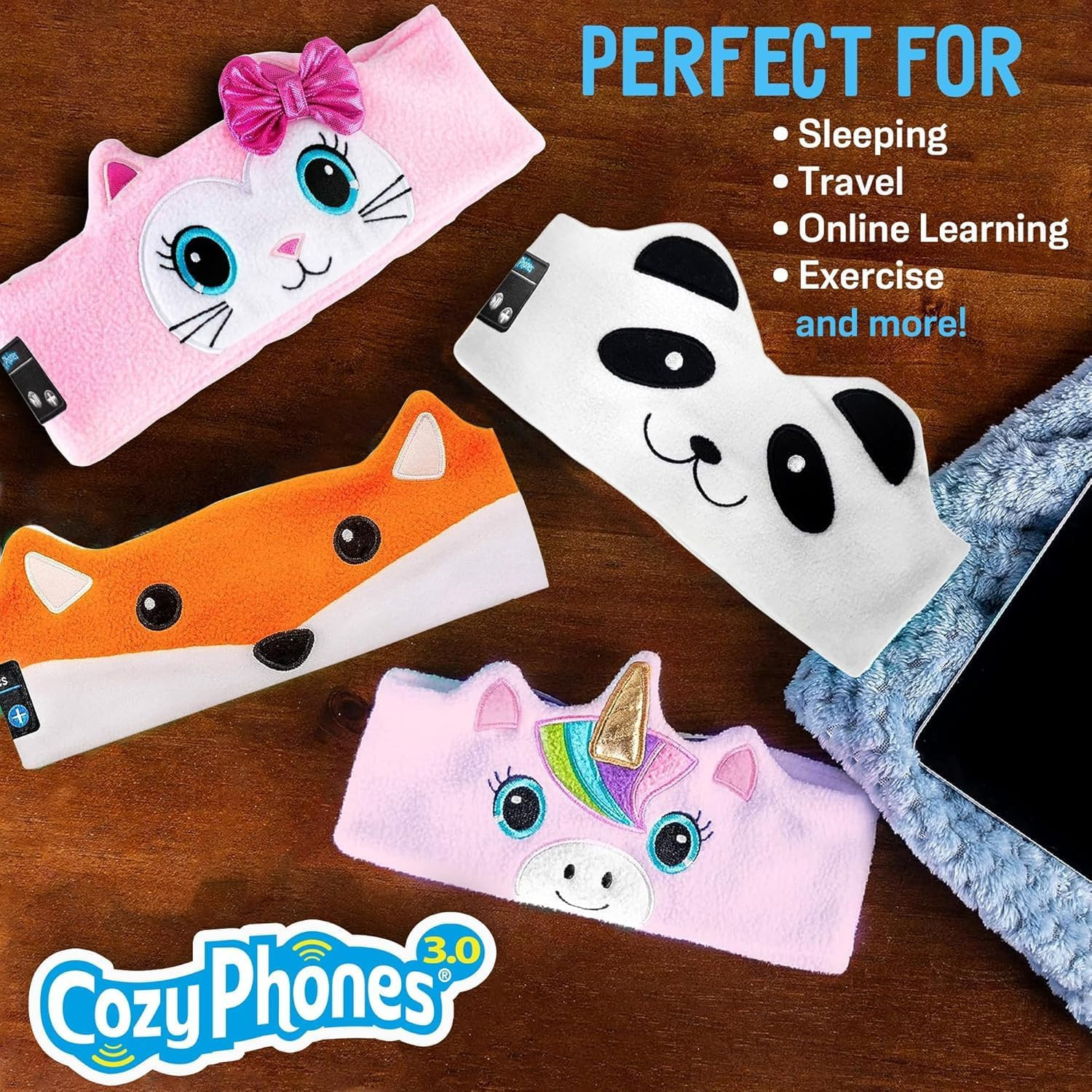 Toddler Headphones Wireless, Kids Bluetooth Earphones, Safe Volume – Wired Schoo