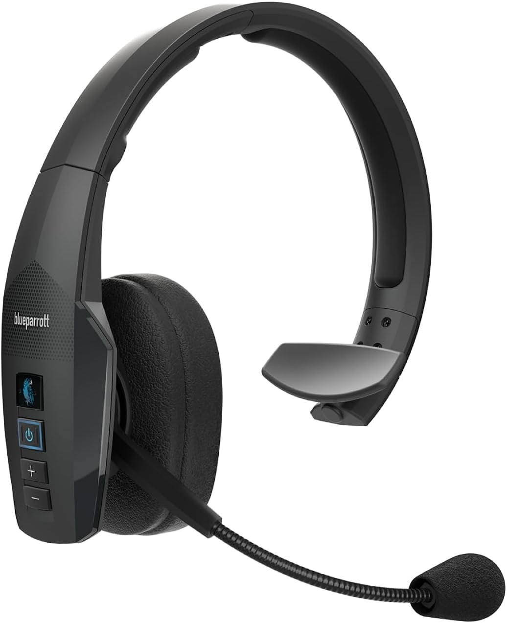 Blue Parrot Mono Bluetooth Wireless Headphones Noise Canceling Trucker Headset