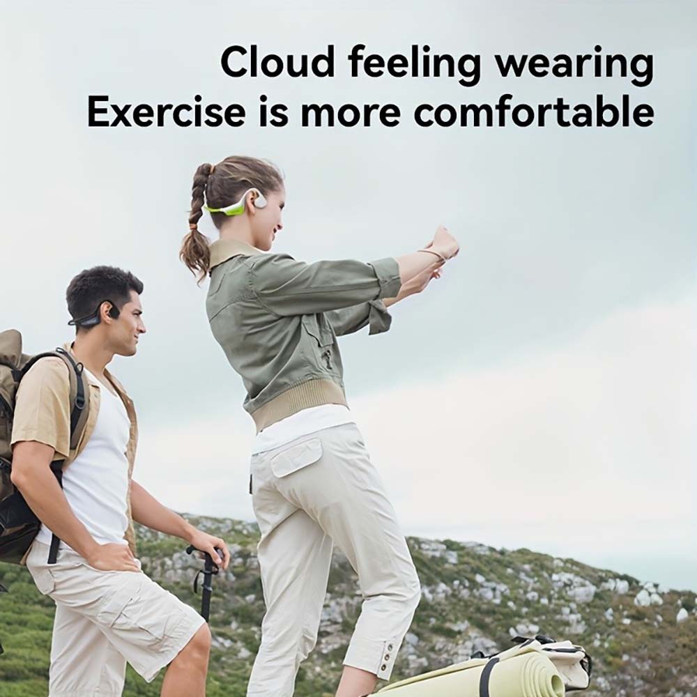 Waterproof Bone Conduction Headphones ENC Noise Reduction Fit Sports & Daily Use
