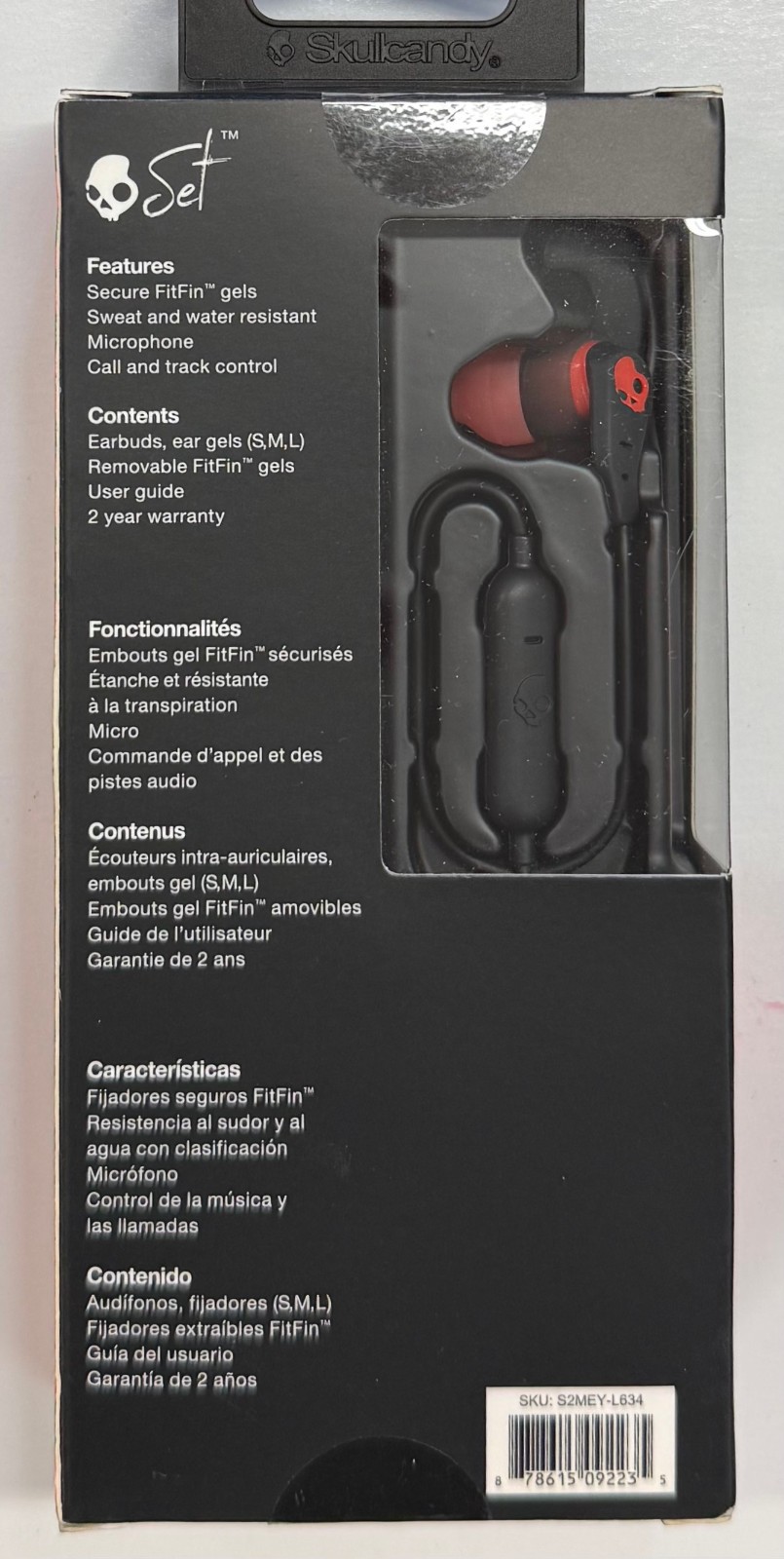 3/$23.99 Skullcandy “Set” Sweat-Resistant Earbuds (S2MEY-L634)(122)
