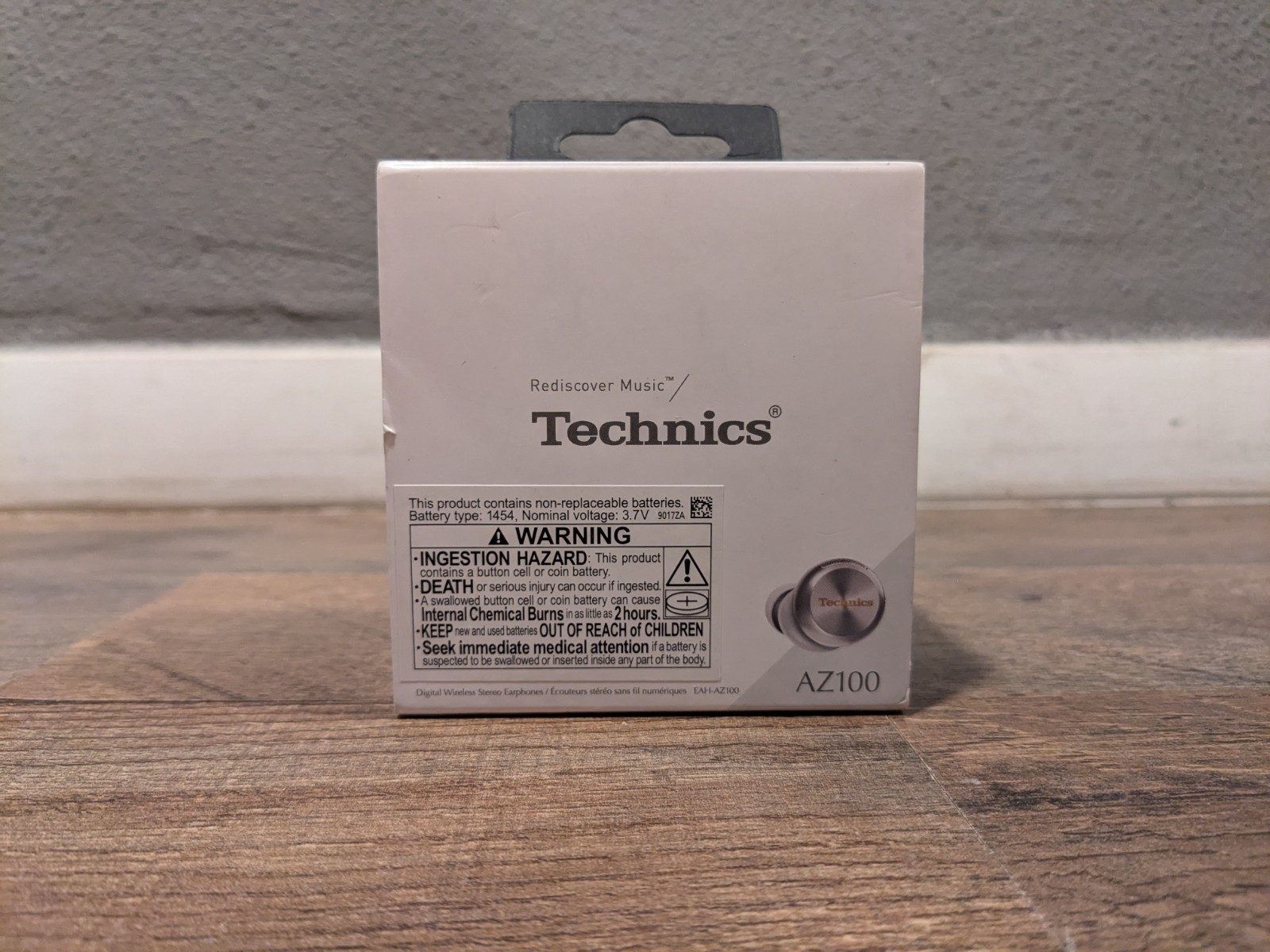 Technics EAH-AZ100 True Wireless Bluetooth Earbuds/ANC/3-Multipoint/10hr🔋Silver