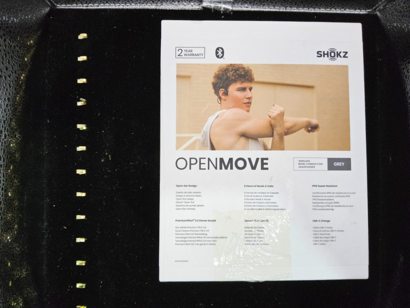SHOKZ OpenMove Bone Conduction Open-Ear Lifestyle/Sport Headphones – S661