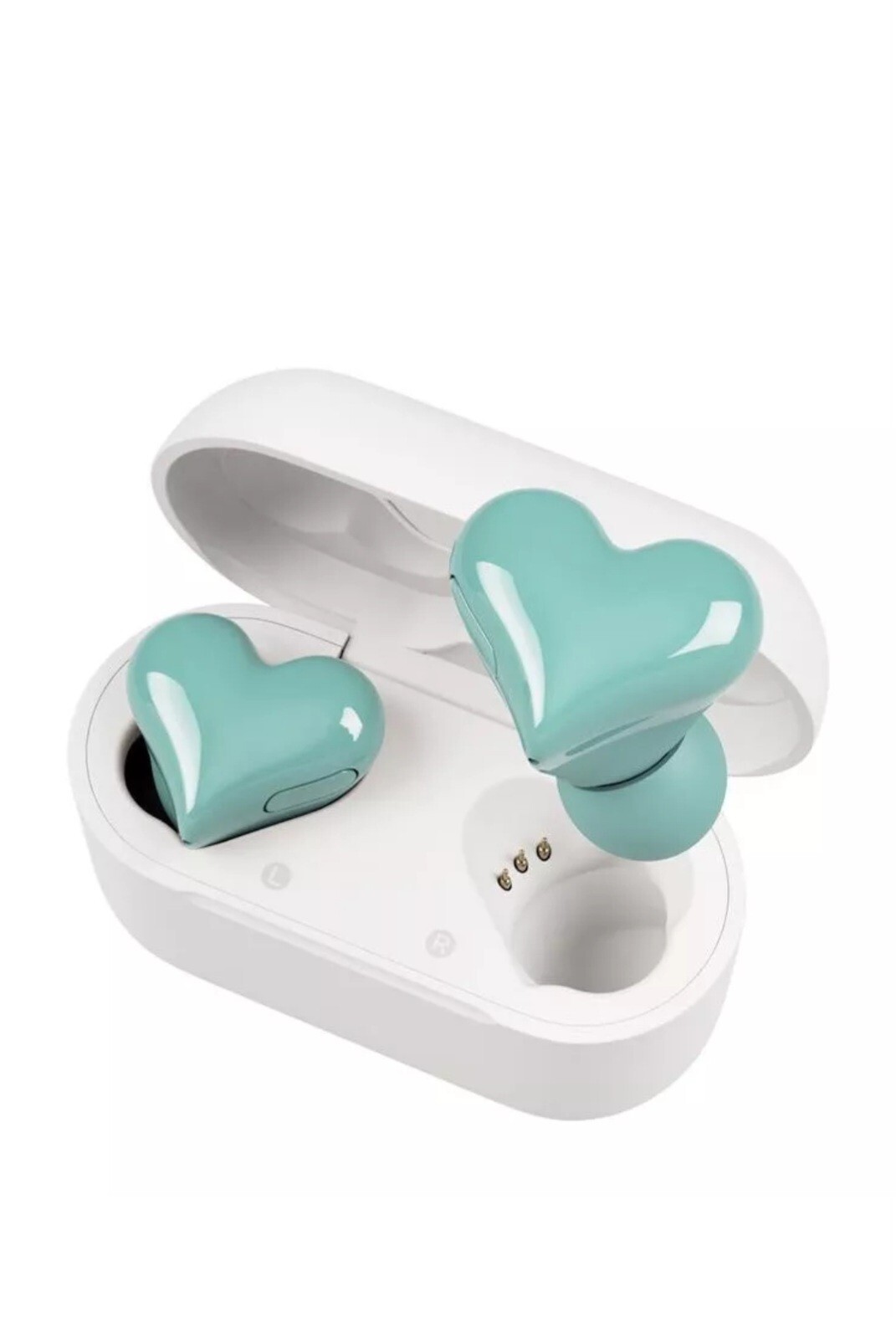 Softbank Selection Heart Buds Wireless Earphones Blue Dynamic 6mm HeartBuds